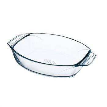 Plat à rôtir ovale en verre Pyrex 300 x 210mm