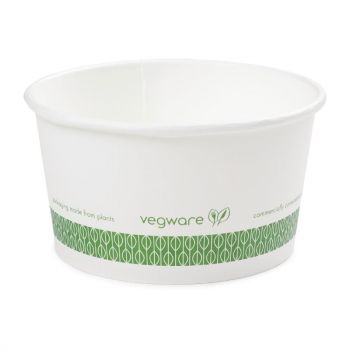 Bols à soupe / glace compostables Vegware 350ml