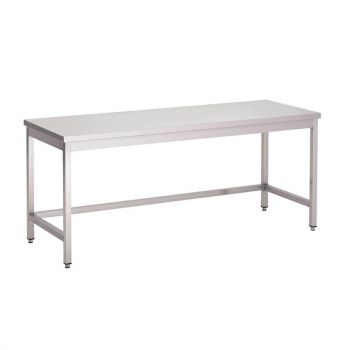 Table inox sans étagère basse Gastro M 1600 x 700 x 850mm