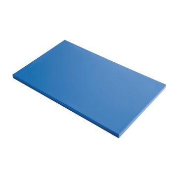 Planche à découper en polyéthylène haute densité Gastro M  bleue