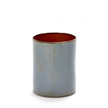 Anita Le Grelle B5117312 Terres De Rêves Vase cylindre medium Smokey Blue