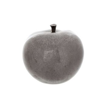 Pomme ceramique noir 26x26xh24cm