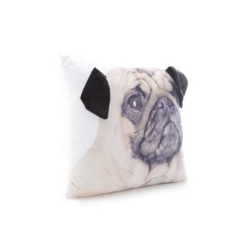 Coussin chien polyester 45x45cm