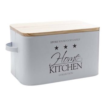 Boite home kitchen blanc rectangle mÉtal