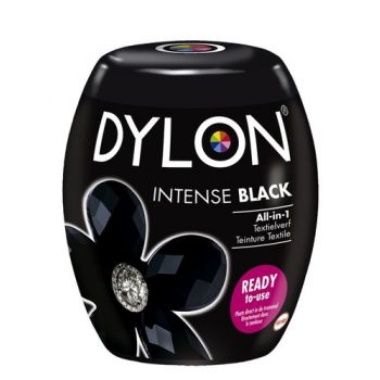 Dylon Color Fast Bol  N°12 Intense Black  + Sel 350 G