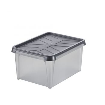 Smartstore Dry 31 Box Avec Couvercle 50x40x26 Cm Gris Clair/gris Orthex 3461050