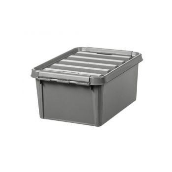 Smartstore Recycled 10 Box Avec Couvercle 34x25x16 Cm Taupe Orthex 3482708