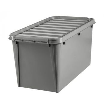 Smartstore Recycled 70  Box Avec Couvercle 72x40x38 Cm Taupe Orthex 3530708
