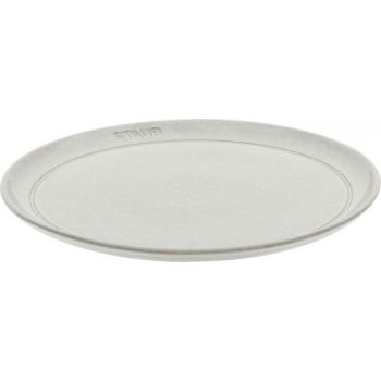 Stoneware Assiette 26 Cm White Truffle Ceramic By Staub 40508-051