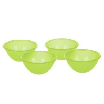 Salad Bowls 0,5 L  Set 4 Vert Keeeper Ok 30661
