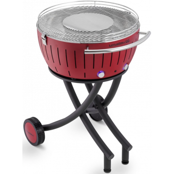 LotusGrill XXL 552202 Le Barbecue à charbon de bois sans fumée Rouge écarlate